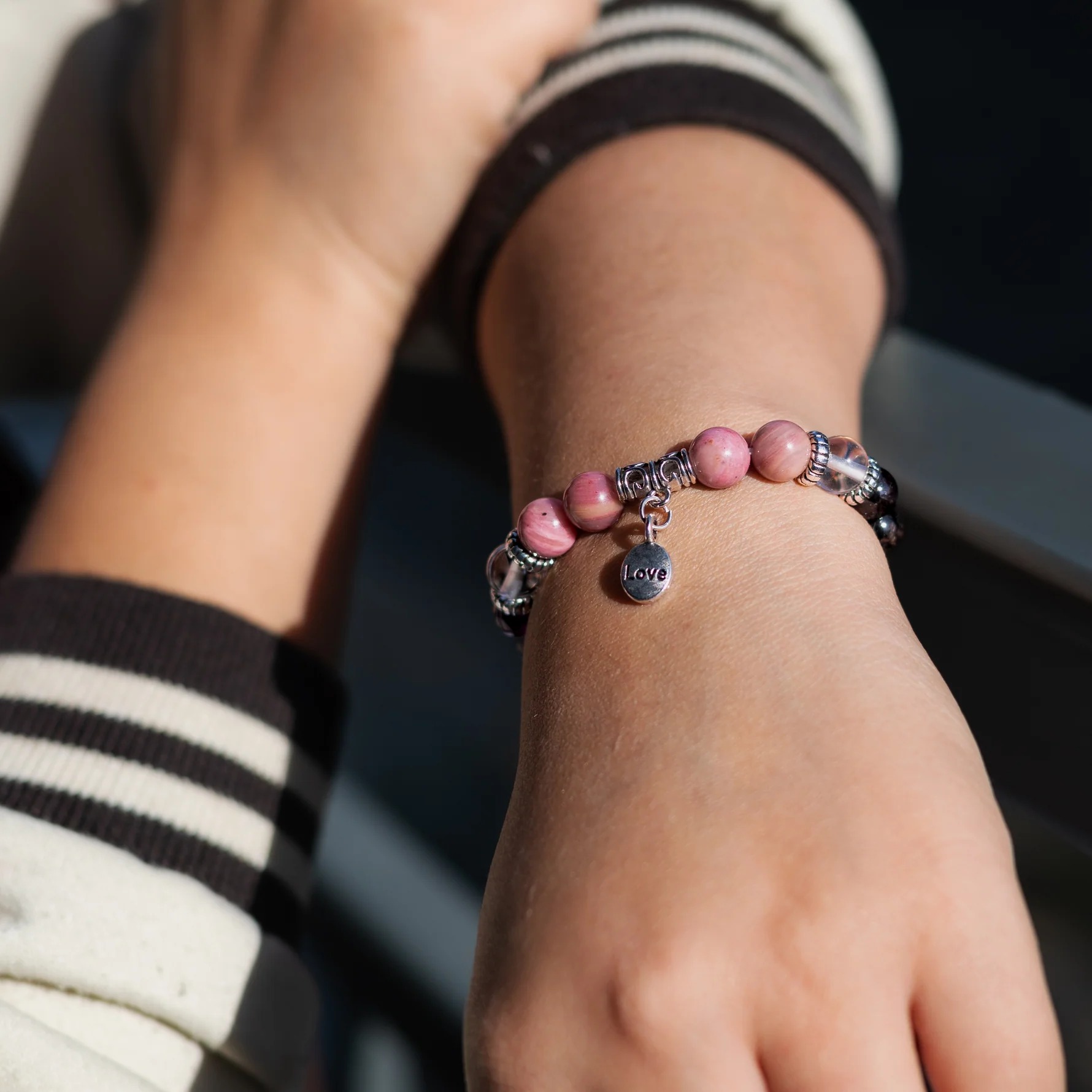 Love Crystal Bracelet with Charm - Image 6