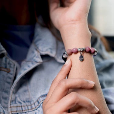 Love Crystal Bracelet with Charm - Image 4