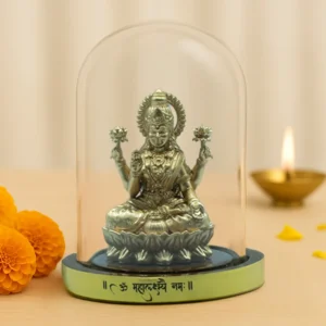 MahaLakshmi Ji Murti in Glass Dome