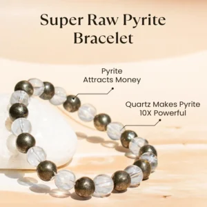 Super Raw Pyrite Bracelet